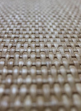 Örülmüş Rattan Açı Görünümünün Bağlı İpliklerinin Yakın Görüntüsü