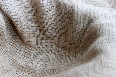 Yuva şekilli arka planda seçici ve kısmi odak çuval bezi 