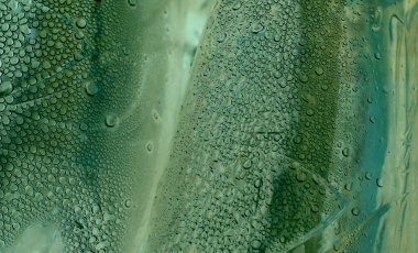 Açık Yeşil Arkaplan Işıklı Hücre Yayılımına Benzer Desen