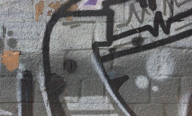 Boyalı Beton Duvarın Sembolleri ve Parçaları 