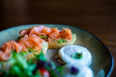 Somonlu somon balığı.