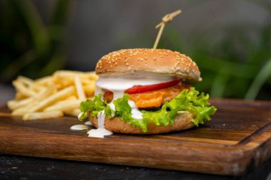 Tablo lezzetli burger