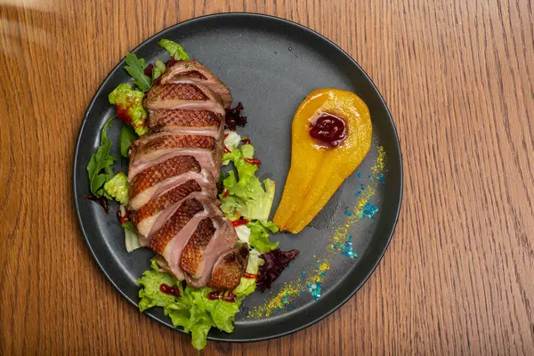 duck duck with red duck breast