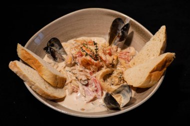 Makarnanın mutfak fotoğrafı.