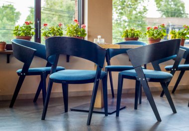 bir restoranın modern iç tasarımı