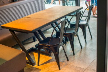 Modern kahve dükkanı iç