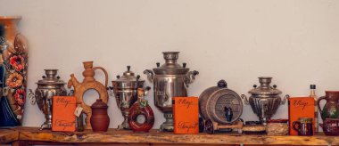 Eski kahve dükkanı, eski moda, kafe, kafe..