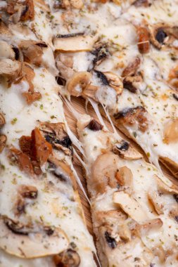 Beyaz arkaplanda mantarlar