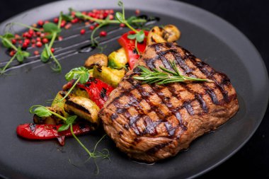 sebzeli biftek ızgara et