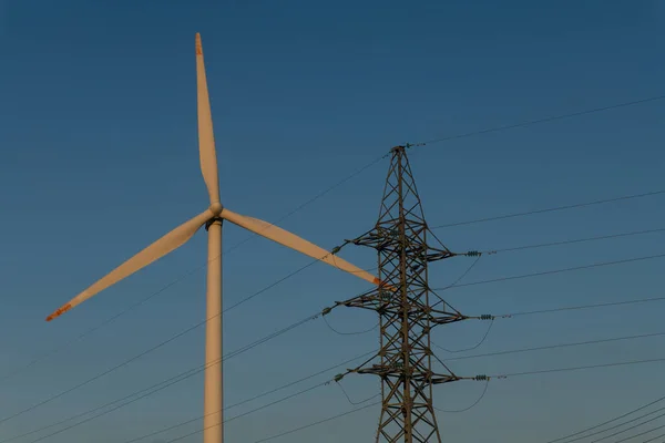 Conceptuele Plot Groene Energie Windenergie — Stockfoto
