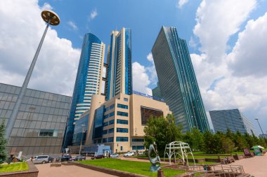 Astana, Kazakistan. 07.03.2018. Astana 'daki 