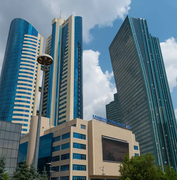 stock image Astana, Kazakhstan. 07.03.2018. Office of the national railway company 