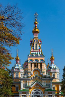 Ahşap Yükseliş Katedrali, 1907 yılında Kazak şehri Almaty 'de inşa edildi.