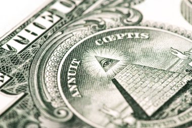 Amerikan dolarının bir parçası.
