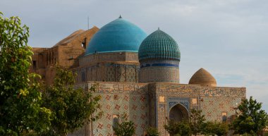 Türk dünyasının kalbi Kazakistan 'daki Khoja Akhmet Yassaui' nin ortaçağ mozolesi.