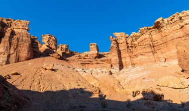 Kazakistan 'ın güneydoğusundaki Almaty bölgesinde Charyn Nehri' nin ünlü 
