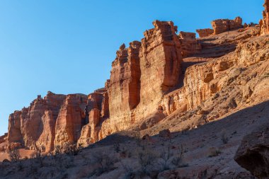 Kazakistan 'ın güneydoğusundaki Almaty bölgesinde Charyn Nehri' nin ünlü 