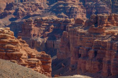 Kazakistan 'ın güneydoğusundaki Almaty bölgesinde Charyn Nehri' nin ünlü 