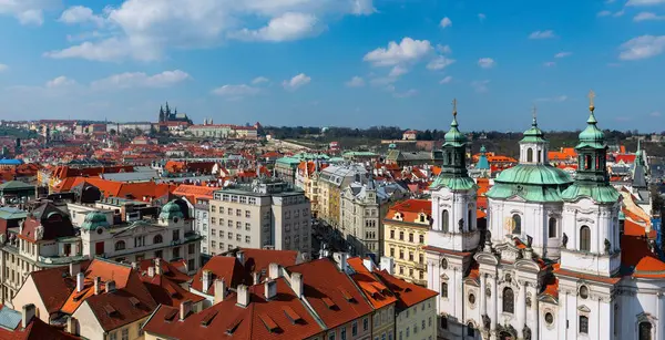 Çek Cumhuriyeti 'nin başkenti Prag' ın tarihi merkezi.