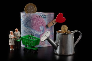 Kazakistan 'daki emeklilerin emekli maaşları ve tasarrufları hakkındaki kavramsal hikaye