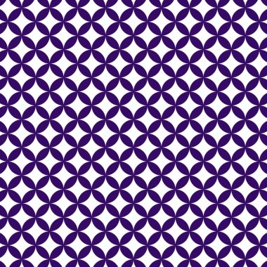 Hayatın Mor Çiçeği Kutsal Geometrik Şekil Vektör İllüstrasyonu