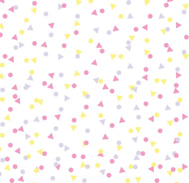 Konfeti ile Doğum günü Partisi Deseni Arkaplanı