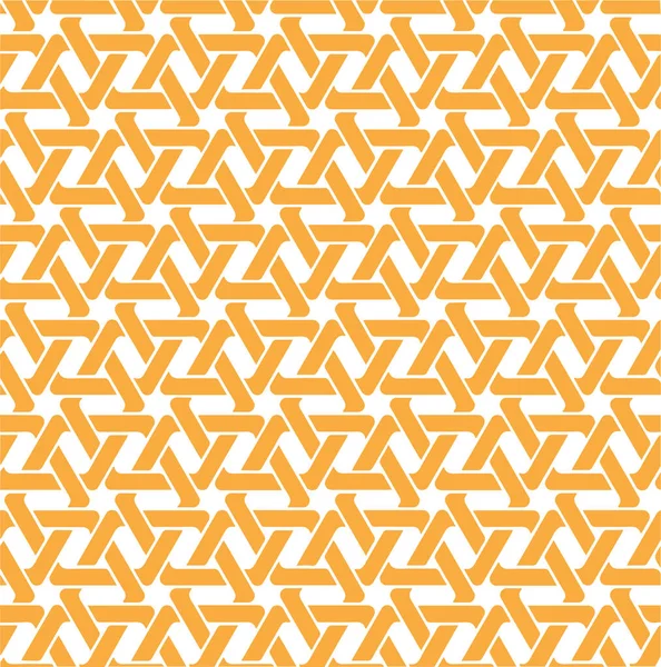 Gelb Orange Dreieck Muster Hintergrund Vektor Illustration — Stockvektor