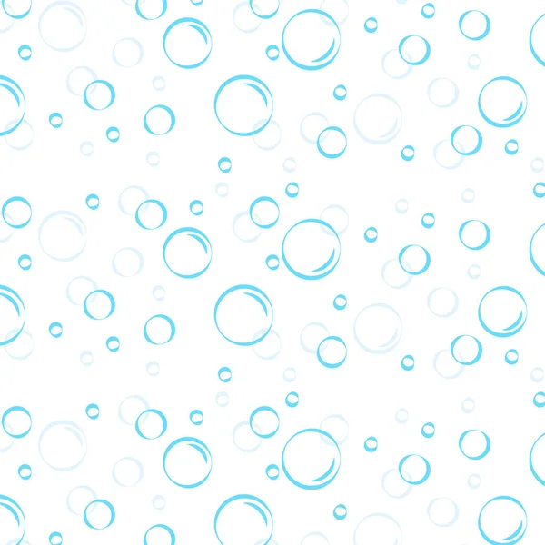 Sky Blue Water Bubble Background Sky Blue Color Dynamic Aqua — Stock Vector