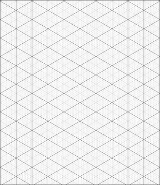 Dikey Kılavuz Kağıdı olan Siyah Isometric Izgara. Üçgen ve altıgen cetvel çizgisi. Siyah ve Beyaz Geometrik Izgara Deseni