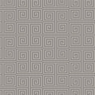 Geometrik Çizgi Meydanı Spiral Labirent Deseni