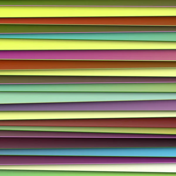 Разноцветные Горизонтальные Полосы Фоне Бумаги — стоковый вектор