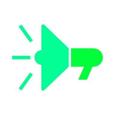 hoparlör simgesi vektör çizim