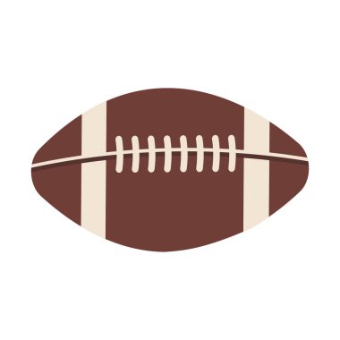 Amerikan futbolu ikonu vektör illüstrasyonu