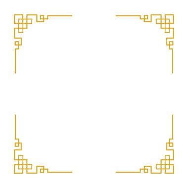 Çin Altın Kare Çerçevesi