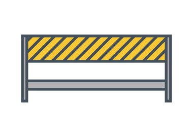 Çizgili Trafik Engelleyici Simgesi