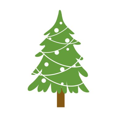 Noel Süslemeli Ağaç Simgesi