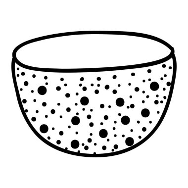 Siyah ve Beyaz Puantiye Kabı Simgesi