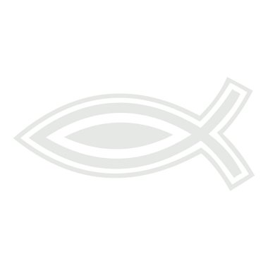 Christian Fish Symbol Ichthys clipart