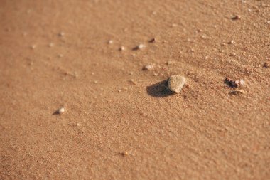 Kum plajı arka planı ve dokusu. 
