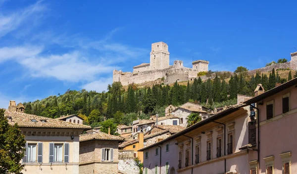 Rocca Maggiore Kalesi - Assisi, Umbria Bölgesi, İtalya