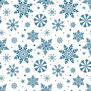 Kış tatili arka planında. Vektör Noel deseni, kış duvar kâğıdı, şenlikli ambalaj kağıdı tasarımı.