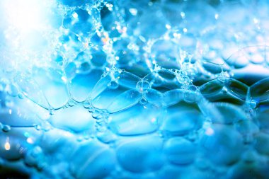 Detergent bubbles, bubble closeup background image