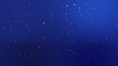 Karların düştüğü ve ekranın döndüğü arkaplan animasyonu