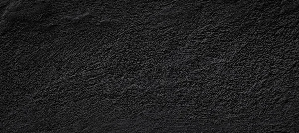 Revêtement Mur Béton Vide Par Plâtre Peinture Couleur Noire Concept — Photo