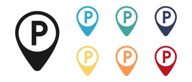 Park simgesi ayarlandı. Haritada işaretle. Görüntü.