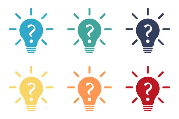 Question Information Idea Answer Success Concept Lamp Web Design — Stock Photo, Image