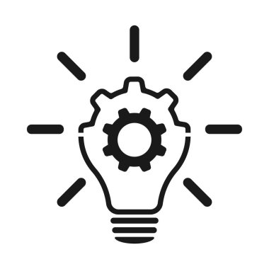 Lamba ve çark, yenilikçi bir lamba ve teçhizat. Web tasarımı. Görüntü