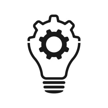 Lamba ve çark, yenilikçi bir lamba ve teçhizat. Web tasarımı. Görüntü