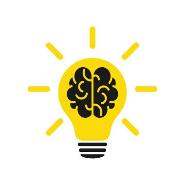 Lamp and brains - innovative lamps, ideas of the mind. Web design.	