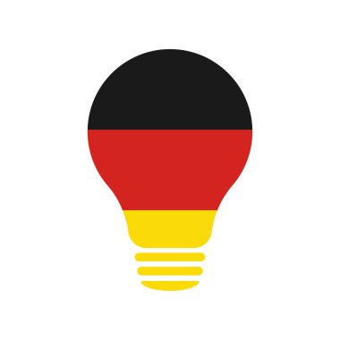 Almanya bayrağı ampulü. Görüntü